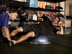 Todd Durkin working with New Orleans Saints QB, Drew Brees