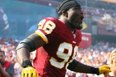 The Brian Orakpo Football Camp will take place June 26-29, 2011 at George Mason University in Fairfax, VA.
