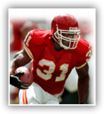 Former Kansas City Chief and Texas Longhorn Priest Holmes